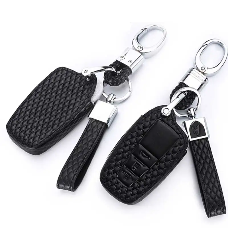 Кожаный чехол для автомобильного ключа Toyota chr Land Cruiser Prado Camry Prius Корона C HR Fortuner 200