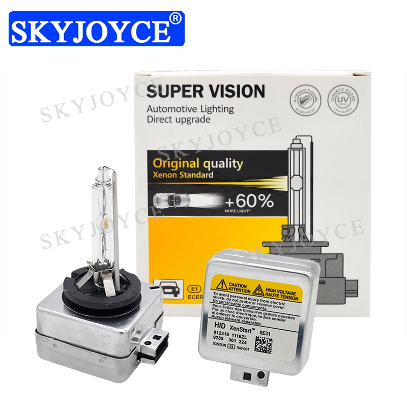 SKYJOYCE 55W D1S D2S D3S D4S HID лампа фары 4300K 6000K 8000K 5000K 35W D1R D2R D3R D4R сменная | Автомобили и