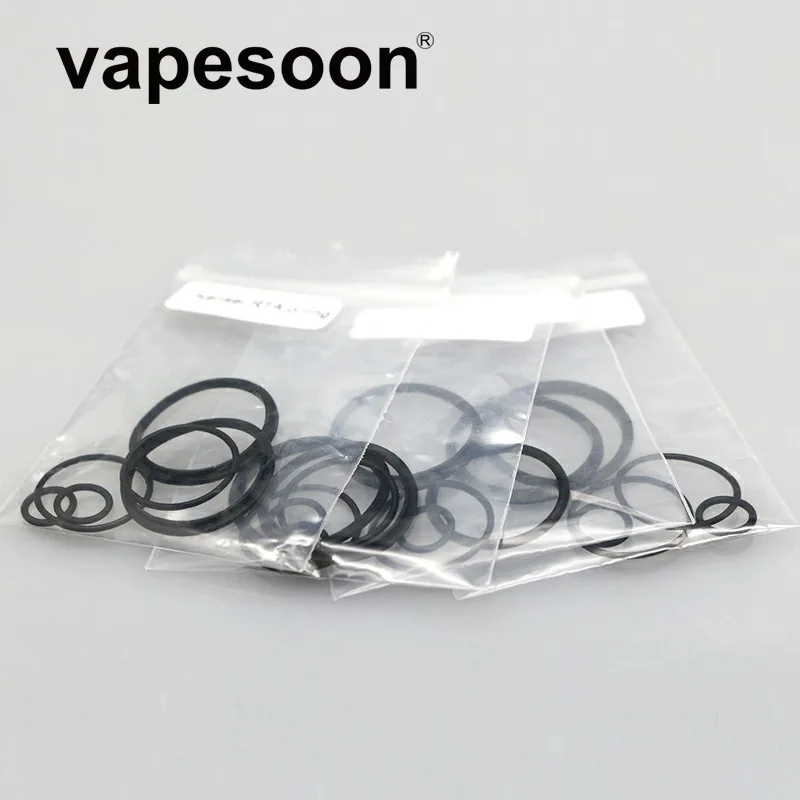 

25 packs (6 Rings/pack) Rubber Sillicone Seal O Ring Fit For kensei RTA Atomizer O-ring seals ring black