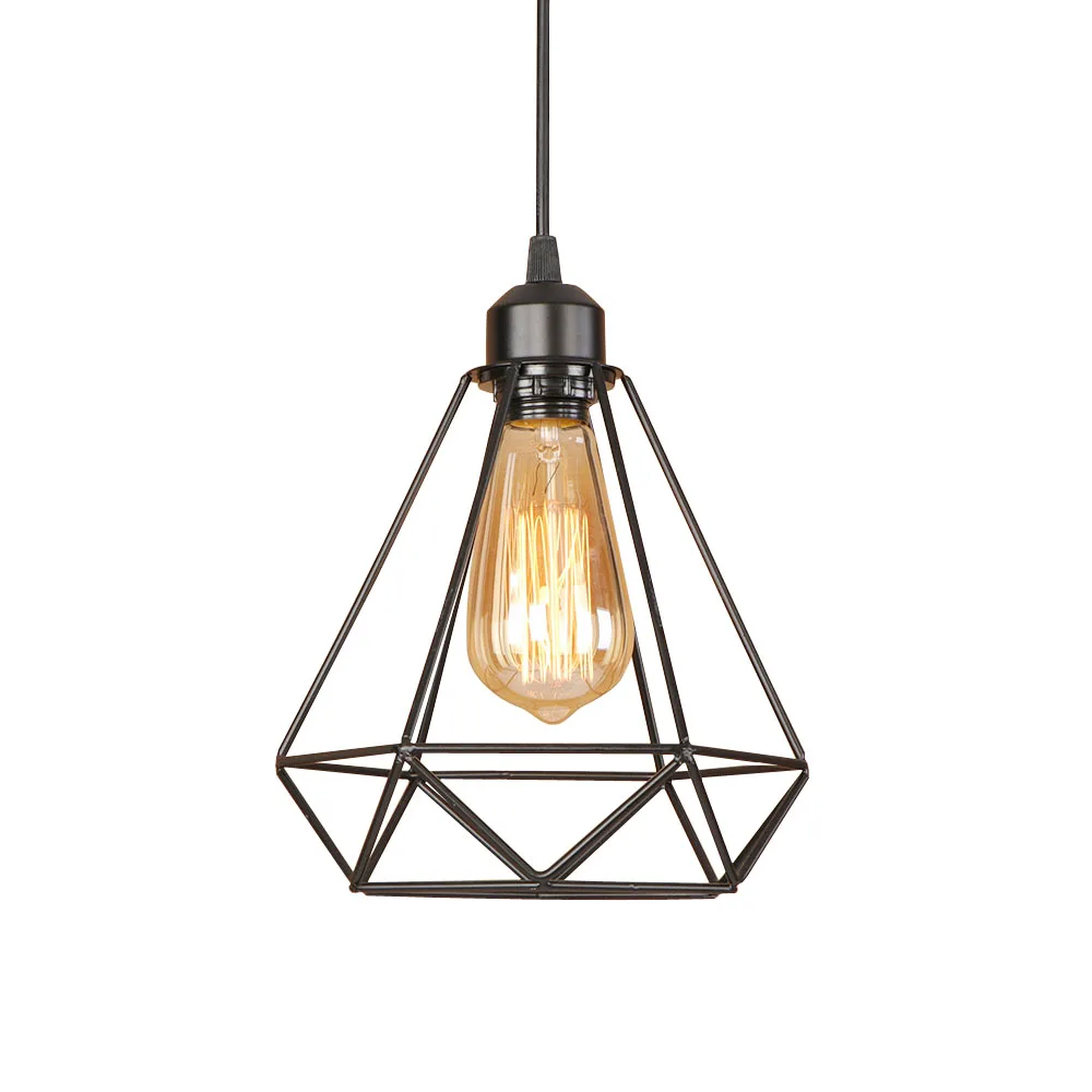 Loft Style Iron Droplight Vintage Edison LED Pendant Light Fixtures For Dining Room Home Retro Hanging Lamp Indoor Lighting | Лампы и