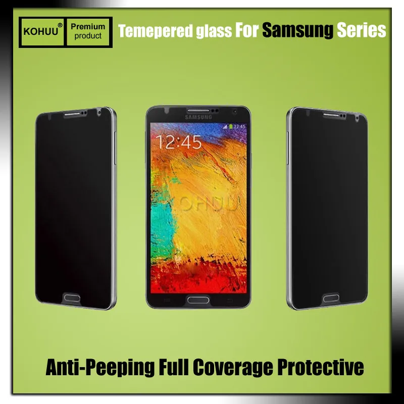 Защитная пленка из закаленного стекла KOHUU для SAMSUNG Galaxy Note 2 3 4 5 A3 A5 A8|tempered glass screen
