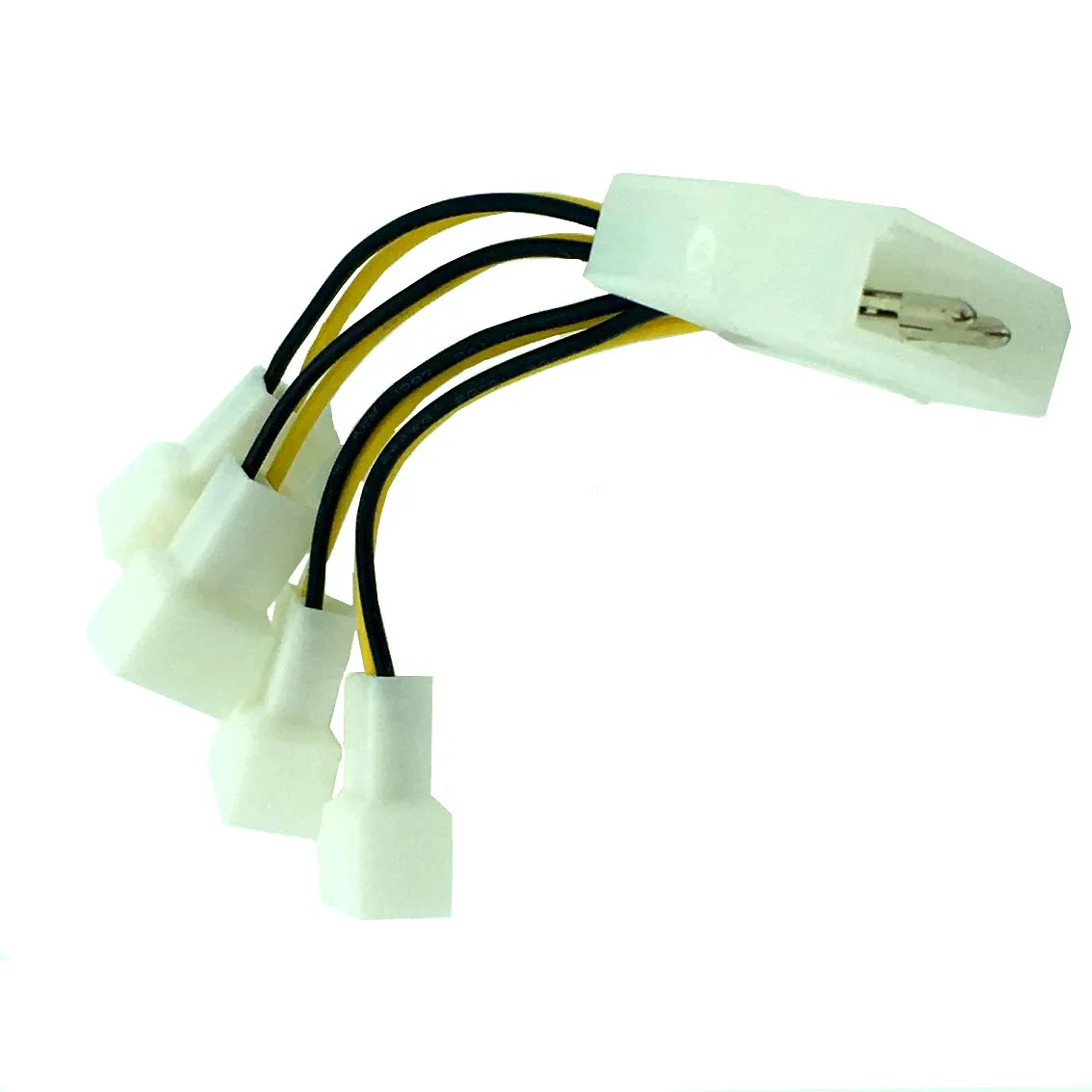 Разветвитель вентилятора 4 Pin Molex 3 5 V/7 V/12 V (3x розетки) см|fan splitter|4-pin molexmolex to |