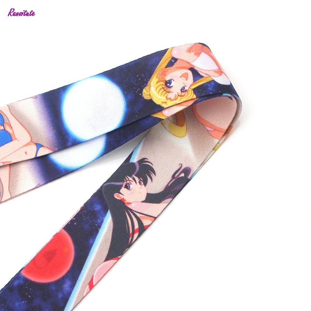 R0010 Ransitute Луна девушка ремешки на шею для мобильного телефона ключи Камера ID карты