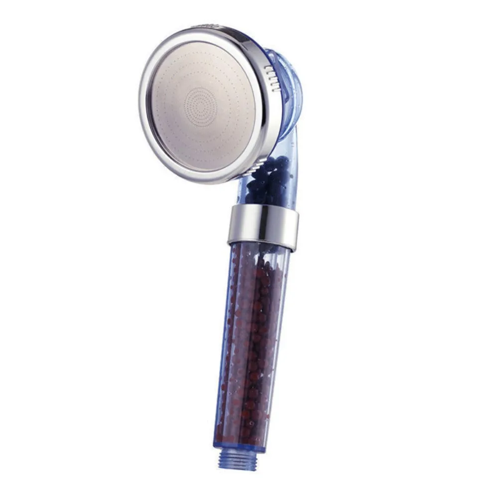 Высокое турбо давление 40% вода анион камень экономия лазерные ионные фильтры душевая головка ионные фильтры