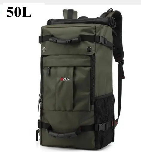 50L Army Green 40L 50L рюкзак для путешествий мужской военный Оксфорд дорожный Многофункциональный рюкзак 17 дюймов ноутбук дорожная сумка в камуфляжной расцветке рюкзак для мужчин - Цвет: 50L Army Green