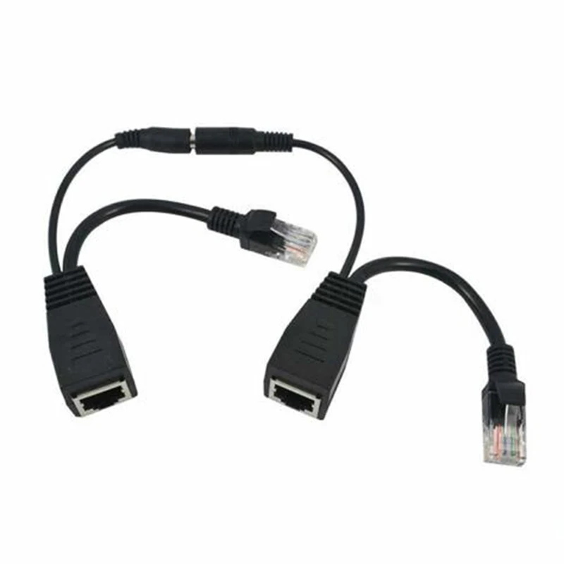 Кабель адаптер POE RJ45 инжектор + Сплиттер Комплект экранированная лента пассивная