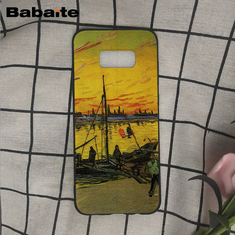Чехол для телефона Ван Гога с рисунком звездной ночи Samsung Galaxy s9 s8 plus note 8 note9 s7 s6edge