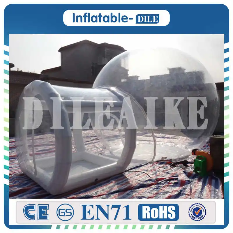 Открытый воздушный шар домик для бревен прозрачный купол кемпинга надувная