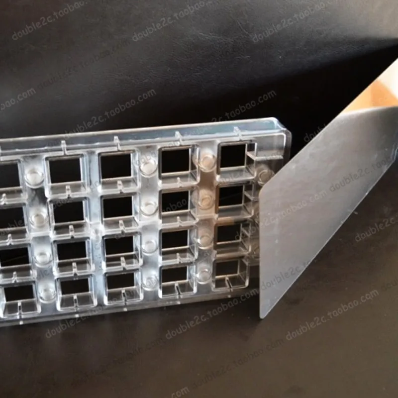 1 шт. Поликарбонат Squre форма для шоколада формы магнитные 24 чашки DIY Форма передачи