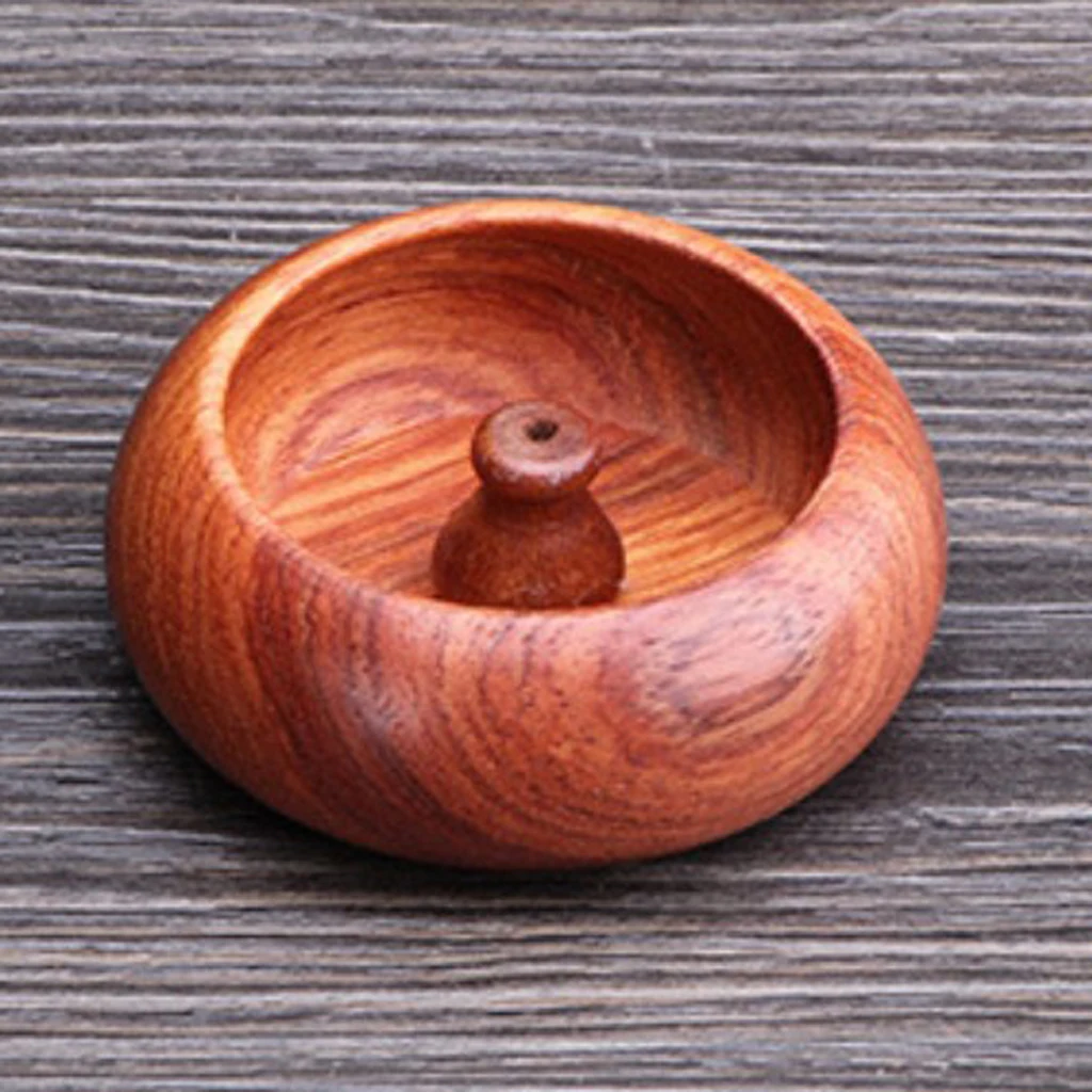 Decorative Wooden Incense Stick Burner Bowl Ash Catcher Tray Holder with Plate | Дом и сад