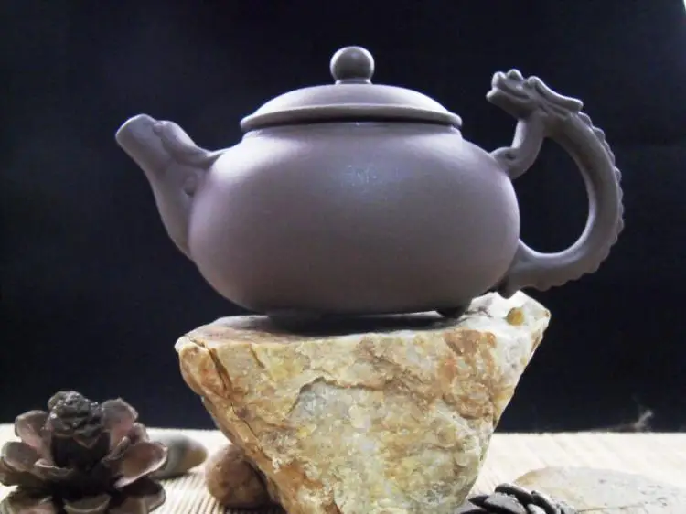 Китайский чайный набор KungFu старый чайник из фиолетовой глины Подлинная чашка