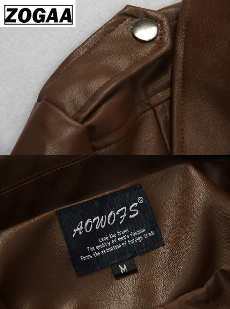 Turn-down Collar Short Men Leather Jackets Top Quality PU Handsome Multi-pocket Motorcycle Black Free Shipping | Мужская одежда