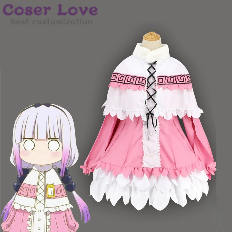 Косплей-костюм горничная дракона Miss Kobayashi канна Камуи Хэллоуин Рождественский