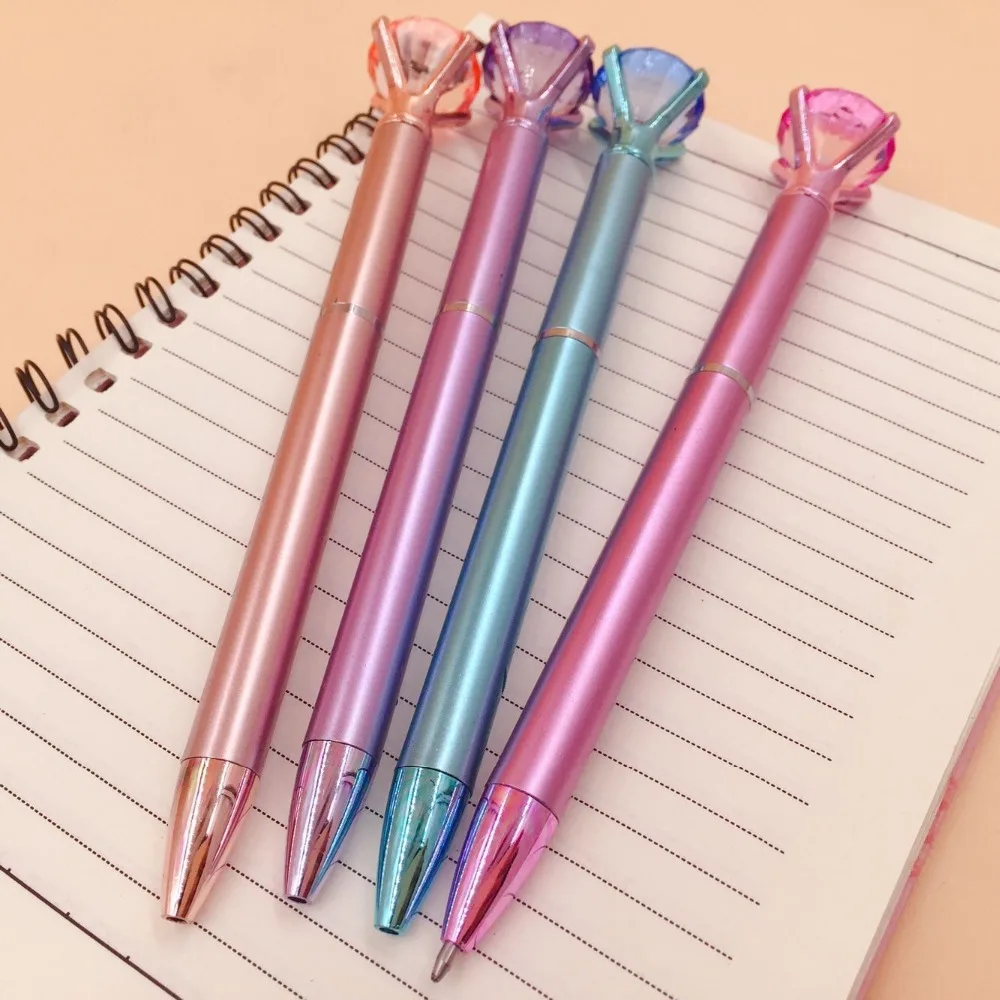48 шт./лот с украшением в виде кристаллов шариковая ручка Творческий канцелярские