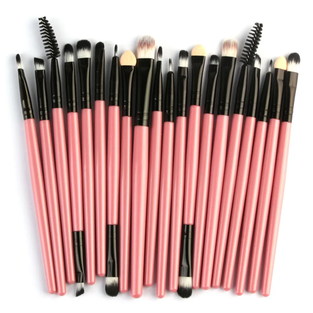 20 шт./компл. набор кистей для макияжа инструментов туалетных принадлежностей из