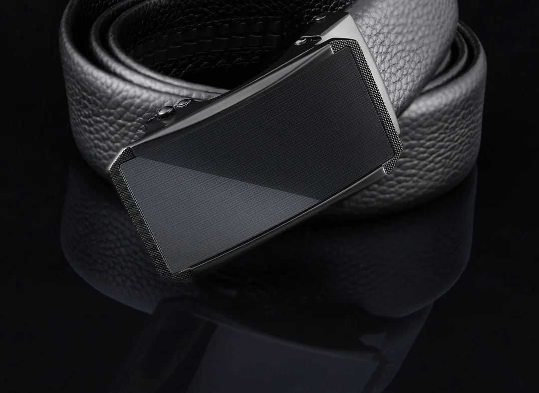 Xiaomi Qimian Napa верхний слой кожаный ремень с автоматической пряжкой двусторонний верхний ремень мягкий и не деформируется