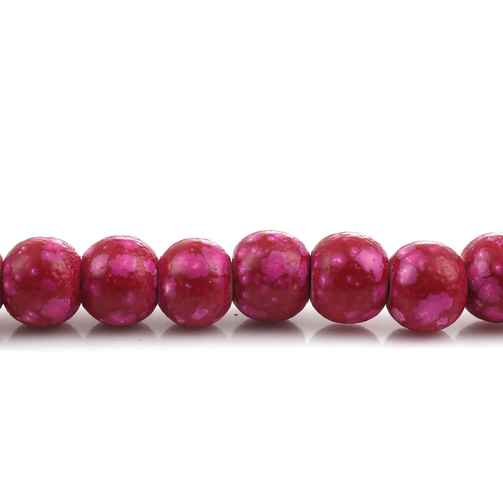DoreenBeads модные деревянные разделительные бусины круглые Амулеты с оранжево
