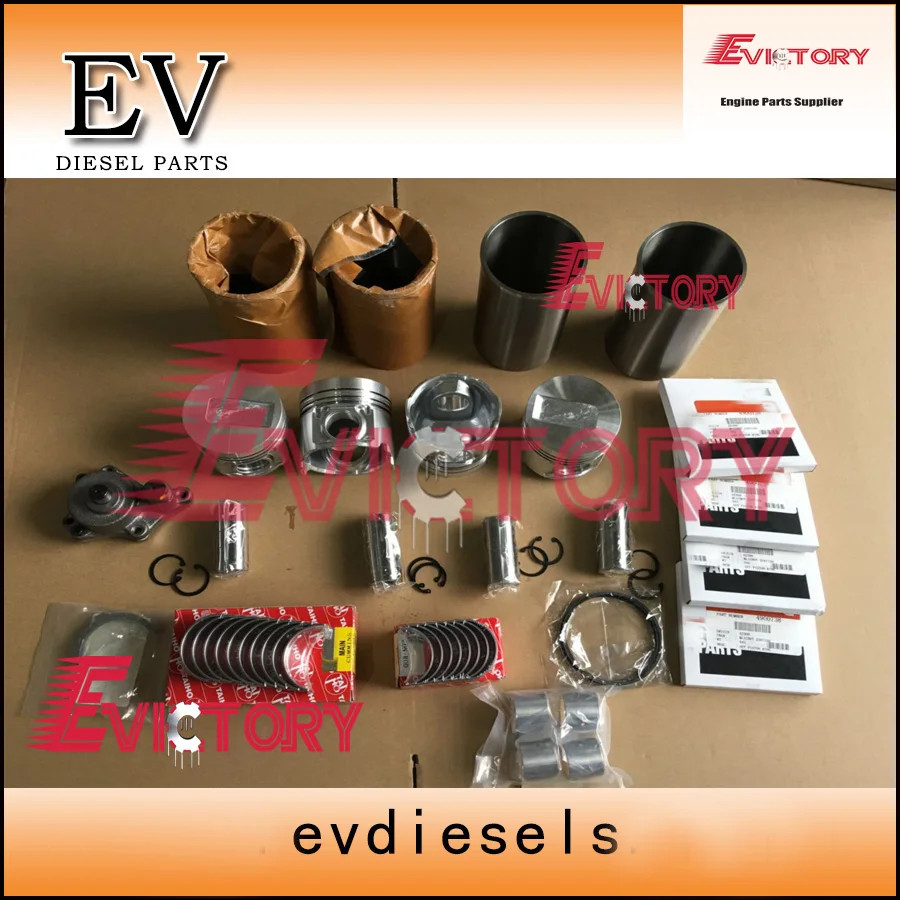 

EV Fully For Cummins engine rebuild A2300 A2300T piston+ piston ring +cylinder liner+ full gasket kit +bearing kit +oil pump