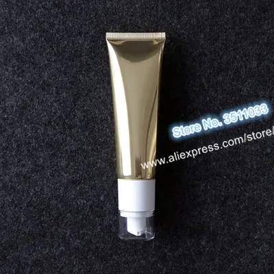 50 г яркая серебристая и золотистая фотоэмульсия пустая Косметическая белая