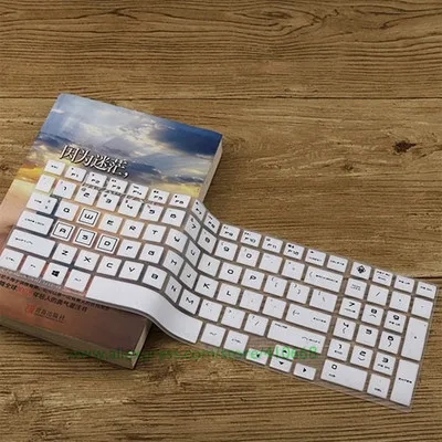 White Для hp OMEN 15-DC 15," серии 15-dc0850nd 15-dc0805no 15-dc0803no 15-dc0400ng игровой чехол для клавиатуры ноутбука протектор кожи - Цвет: White