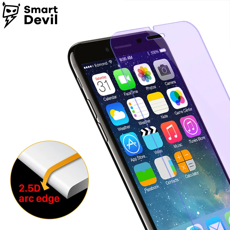 Закаленное стекло SmartDevil с защитой от синего света для iphone 6 6s plus защитная пленка