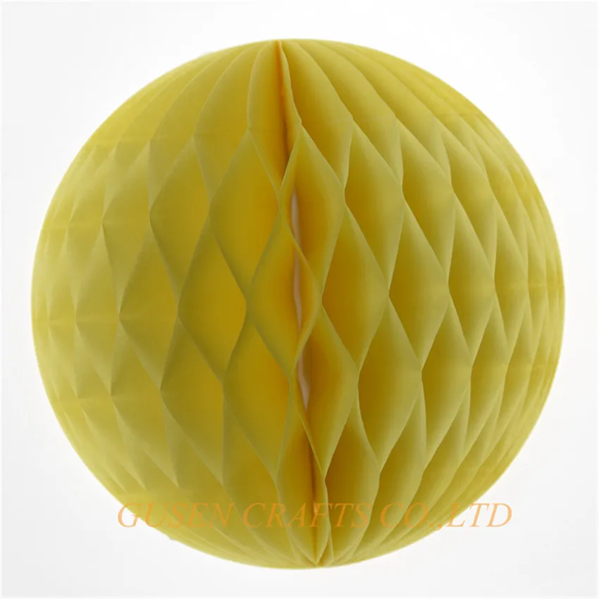 

Free shipping 6"(15cm) 10pcs/lot Yellow Honeycomb Balls Of Wedding Party Decorations/ Mixed Colors Available