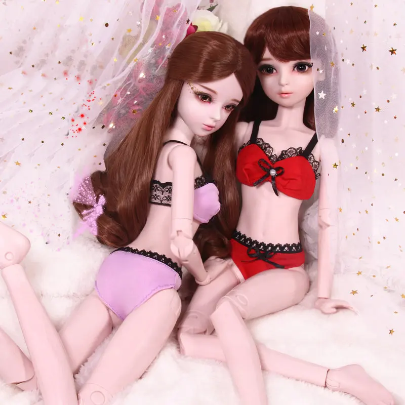 Ручная работа Bjd 1/3 кукольная одежда нижнее белье бикини купальник для девочек