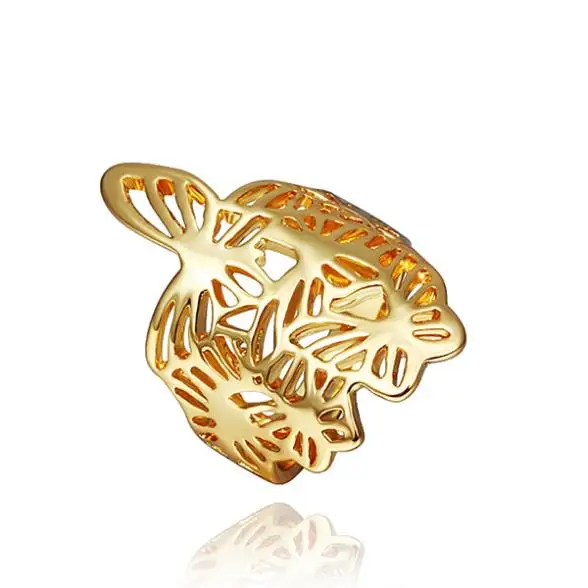 New Arrivals Strange 18K Gold Ring Fashion Jewelry Reticular Rings For Women Nickle free antiallergic Low price R277 | Украшения и