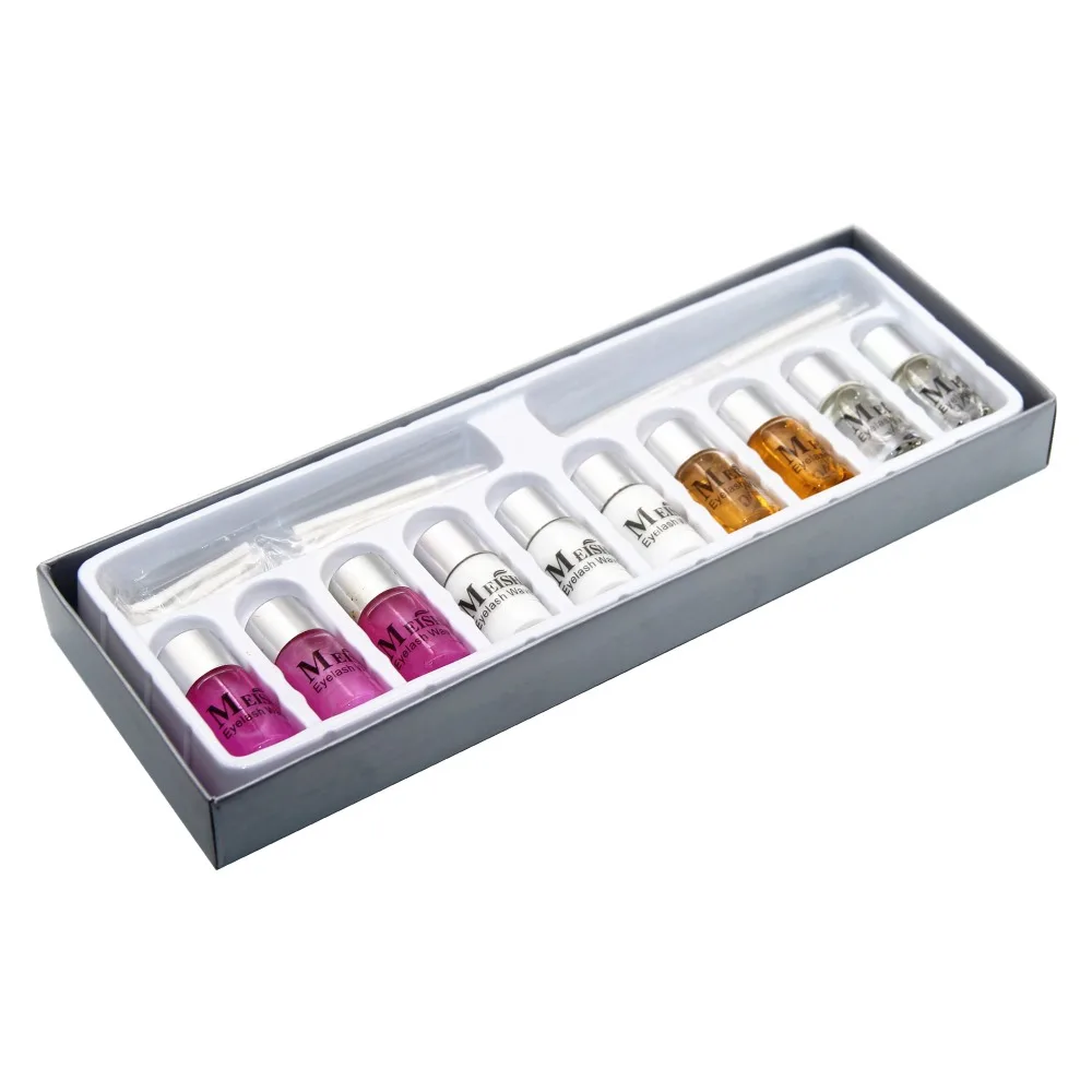 Новый набор для завивки и ресниц NAVINA 2016 ресниц|wave lotion kit|eyes kitmaquiagem kit |