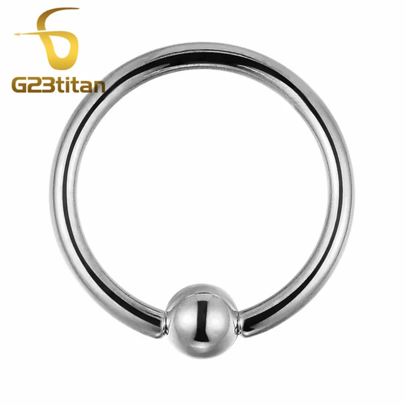 Segment Rings G23 титана основные общие кольца для пирсинга тела Ушные Шпильки для бровей ниппель нос Лабрет перегородка губы сегмент кольца Промышленные Штанги - Окраска металла: Segment Rings