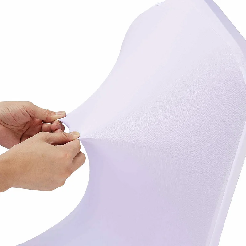 Бесплатная доставка 1 шт. универсальная лайкра из спандекса белые чехлы на стулья
