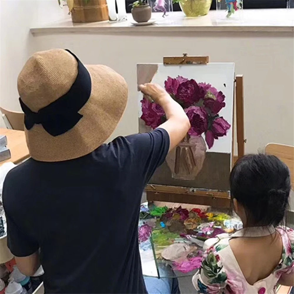 

New Foldable sunscreen beach shades fisherman hats along the hat straw hat