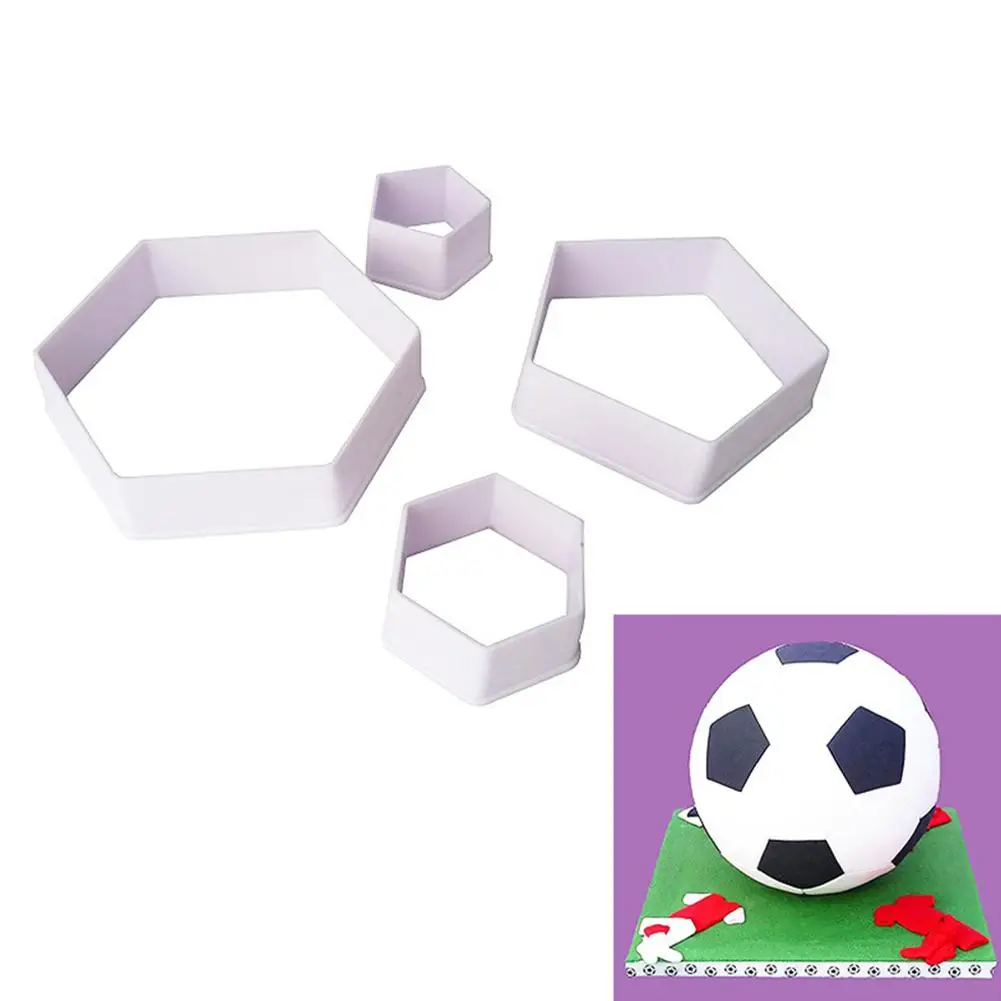 Footbal Sugarcraft Формы для выпечки пластиковые помадки резак формы торта помадка