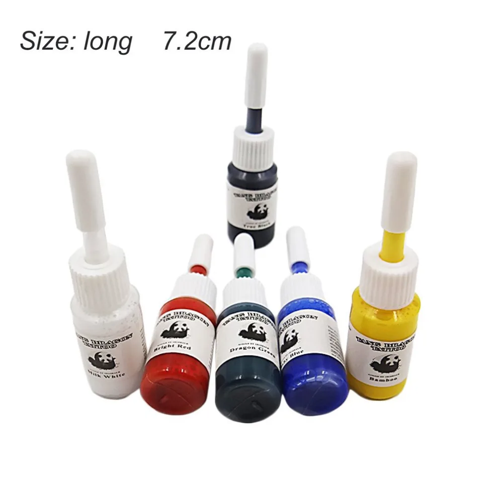 6 шт./компл. профессиональный набор пигментных чернил для тату разных цветов 5 мл