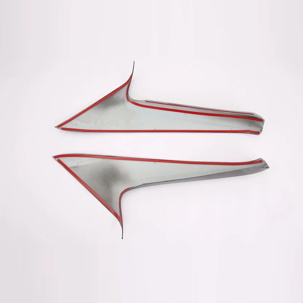 Автомобильные аксессуары внешняя ABS Хромированная задняя боковая треугольная