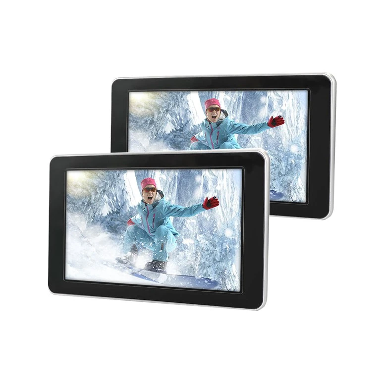 2 pcs of monitor Новейший 9 дюймов HD подголовник Мониторы TFT цифровой экран AV вход авто ЖК-дисплей Автомобильный монитор для автомобиля радио dvd-плеер - Цвет: 2 pcs of monitor