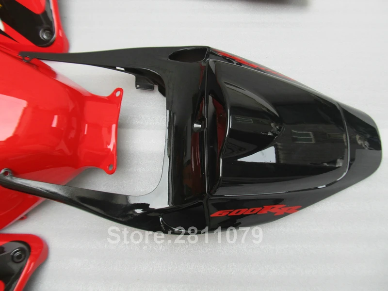 Литье под давлением ABS пластик обтекатель комплект для Honda CBR600RR 05 06 красный черный