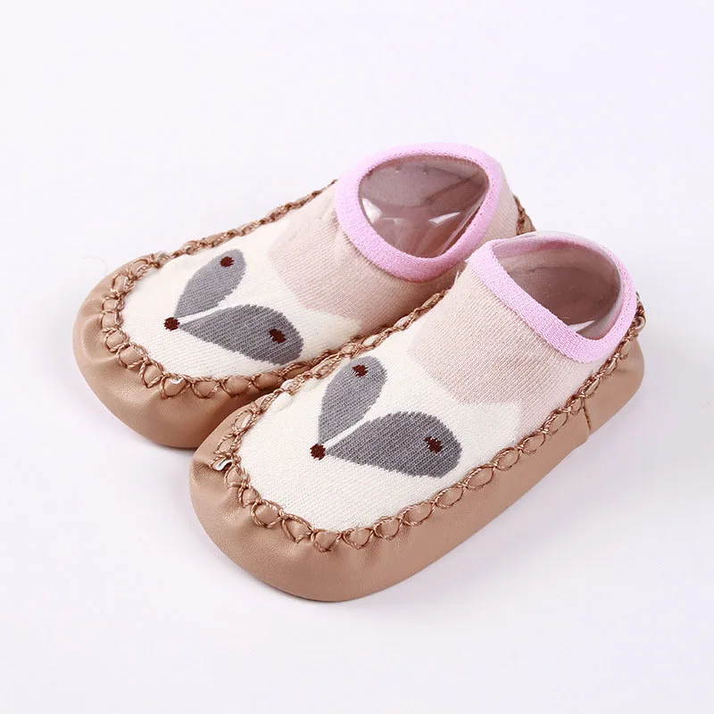 Новые короткие детские носки на весну и осень с мультяшными рисунками