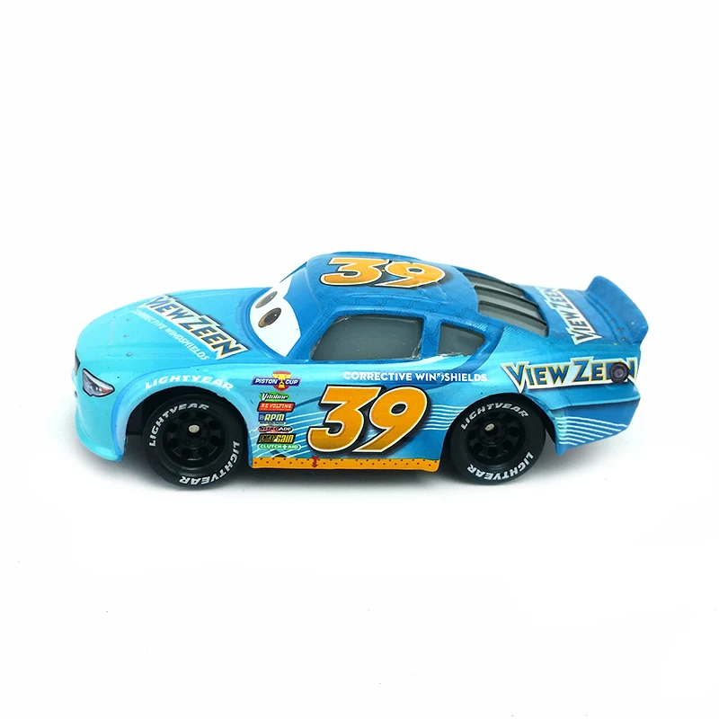 Disney Pixar Cars 3 № 39 Buck Bearingly 1:55 литой металлический сплав игрушечный автомобиль