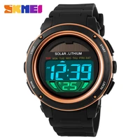 digital solar watch men sports watches relogio masculino reloj lithium brand military waterproof men wristwatches 2016 relojes