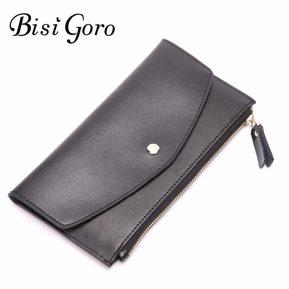 Bisi Goro/Новинка 2019 года Длинный кошелек для женщин с 6 держателей карт повседневное