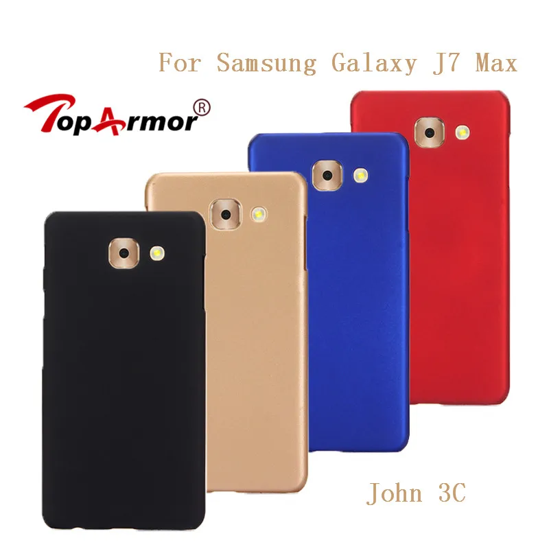Чехол toparmor для Samsung Galaxy J7 Max матовый прорезиненный пластиковый жесткий чехол