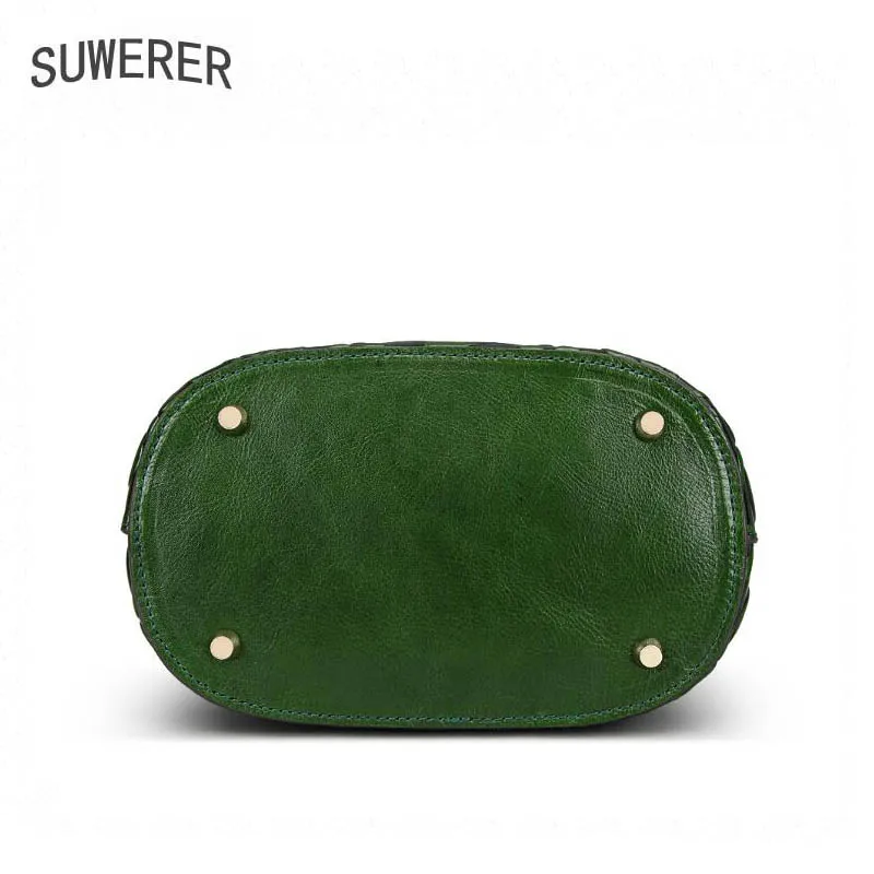 Suwerer женские сумки из натуральной кожи роскошные с тиснением Женские