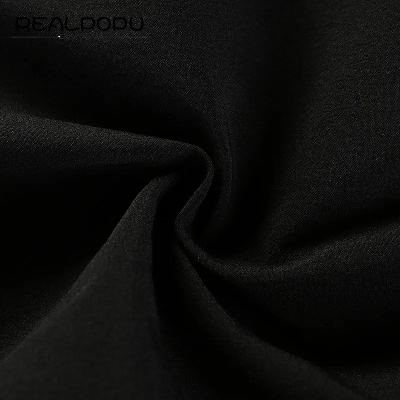 Realpopu, длинные брюки, черные, на молнии, спереди, эластичные, модные брюки, тканые, модные, узкие брюки, для женщин, высокая талия, уличная одежда