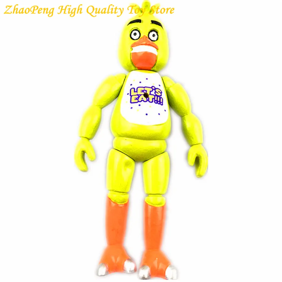 Экшн фигурка из ПВХ пять ночей полуночная игрушка FNAF 5 шт./компл. дюйма Фокси Голд