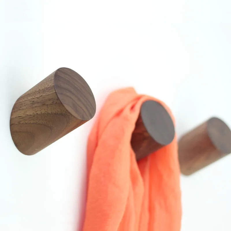 Деревянные крючки для пальто декоративные настенные минималистичные