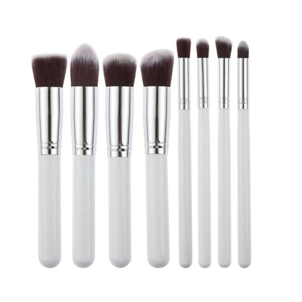 8 шт./компл. набор кистей для макияжа Pro Kabuki Cosmetics Foundation Loose Powder Blusher Nasal Shadow Liner кисти