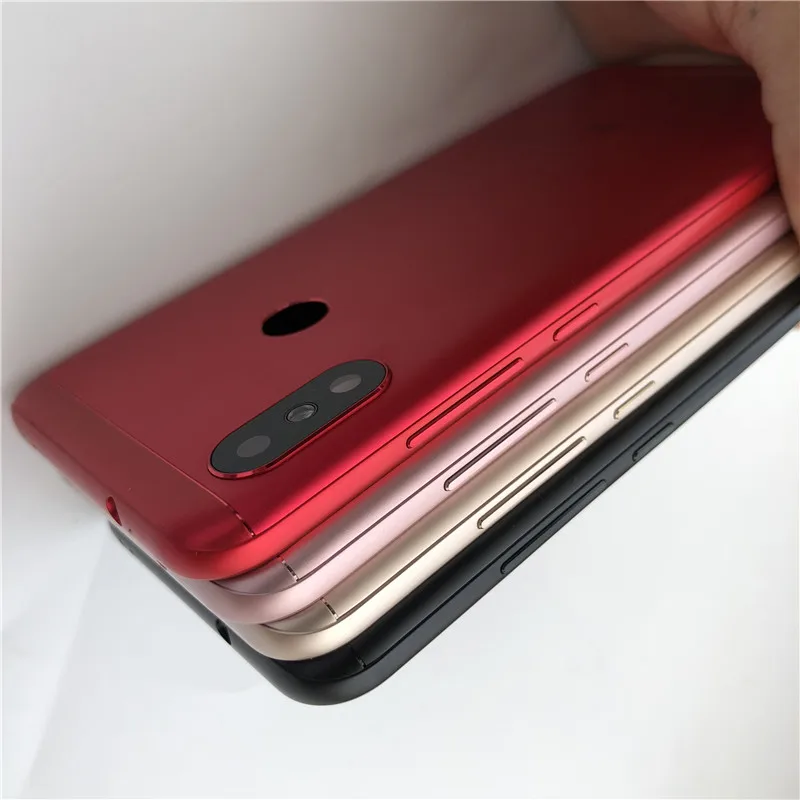 Новые запасные части для Xiaomi Redmi 6 Pro задняя крышка аккумулятора боковые кнопки