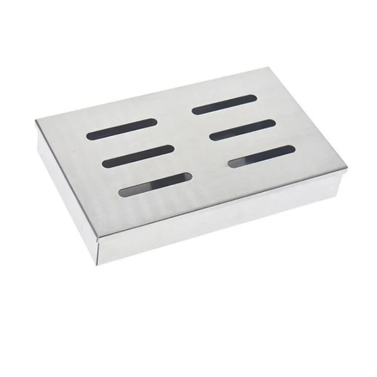 1 шт. коробка для курильщика барбекю с древесными чипсами внутреннего