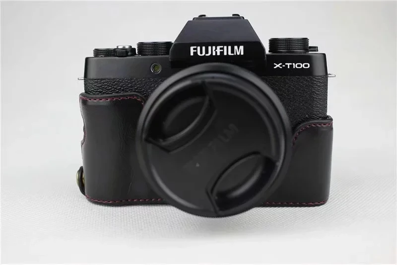 Задняя защитная крышка для фотоаппарата Fujifilm Fuji XT100 из искусственной кожи XT